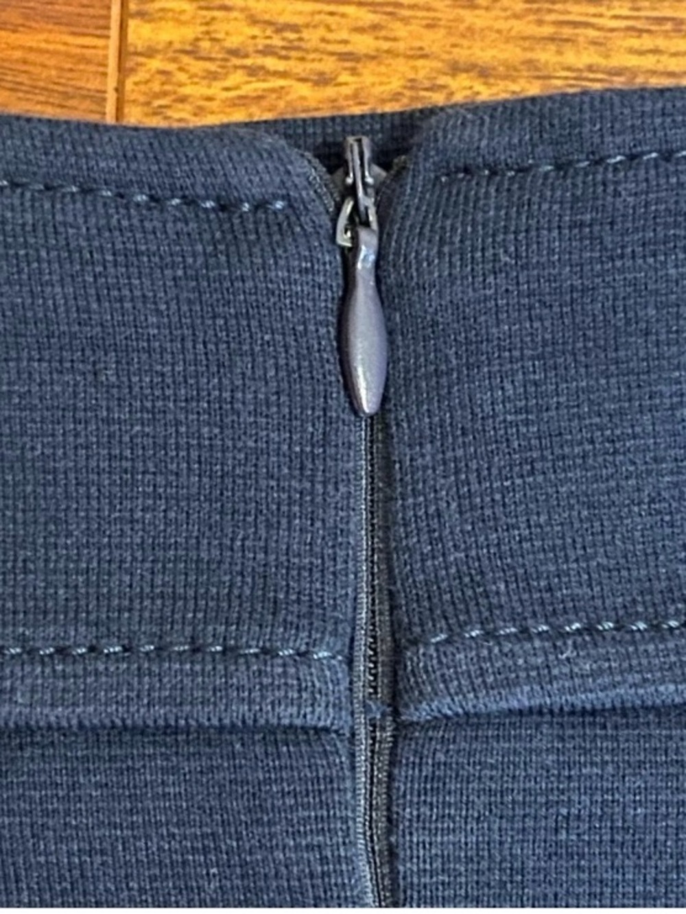 Paul & Shark Made in Italy Navy Mini Knit Skirt 100% cotton - Picture 4 of 8